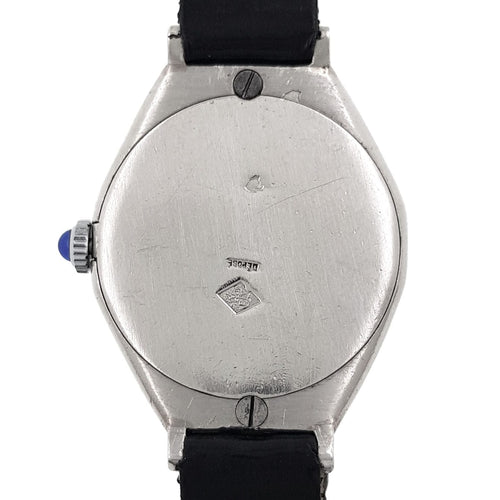 Montre Ferdinand Verger Freres - Platinum Tonneau Art Déco Art Nouveau Watch 58 Facettes