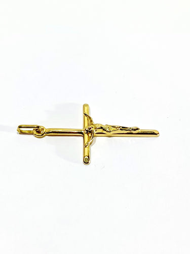 Pendentif Pendentif crucifix en or jaune 58 Facettes