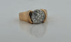 Bague Chevalière vintage en or et diamants 58 Facettes