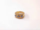 Bague 52 Bague or jaune, saphir et diamant 58 Facettes BAG.3SAPH-1508
