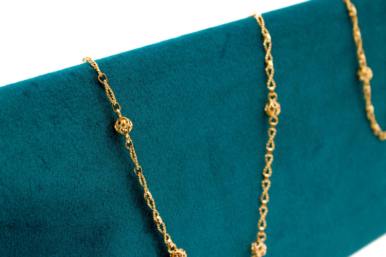 Collier Long collier or jaune 58 Facettes 250027