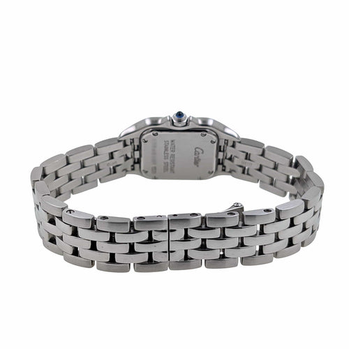 Montre CARTIER - Monte Panthère Cadran RARE Bracelet Figaro Petit réf. 1320 Acier inoxydable 58 Facettes