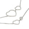 Collier Chopard Collier Sautoir Happy Heart Or blanc Diamant 58 Facettes 4144056RV