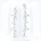 Boucles d'oreilles Boucles d'oreilles en or blanc avec diamants taille brillant 58 Facettes 133721D