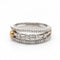 Bague 55.5 DAMIANI - Ring in bicolor gold and diamonds 58 Facettes D360530FJ