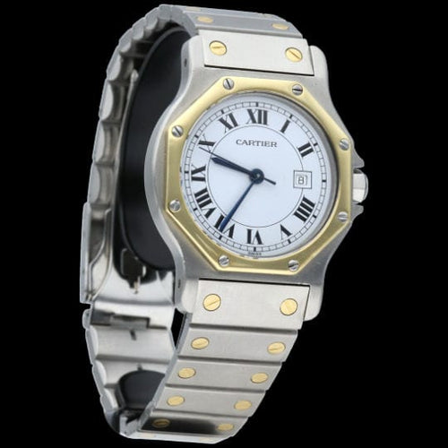 Montre Cartier Montre Santos Octagon 58 Facettes MT42877
