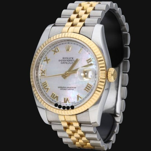 Montre Rolex Montre Date Just 36 58 Facettes MT42535
