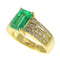 Bague 51 La splendeur verte de Kutchinsky : bague de fiançailles en émeraude de 2,33 ct avec accents de diamants 58 Facettes 13262-0119