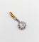 Pendentif antique taille ancienne en or 18k et platine et diamants