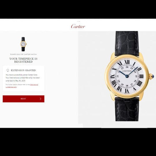 Montre Cartier Montre Ronde Louis Cartier 58 Facettes MT42935