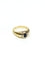 Bague 54.5 Bague or jaune diamants saphir 58 Facettes