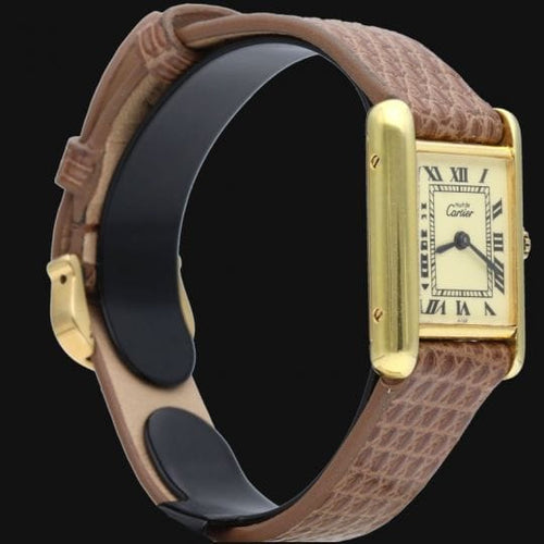 Montre Cartier Montre Tank Vermeil 58 Facettes MT43320