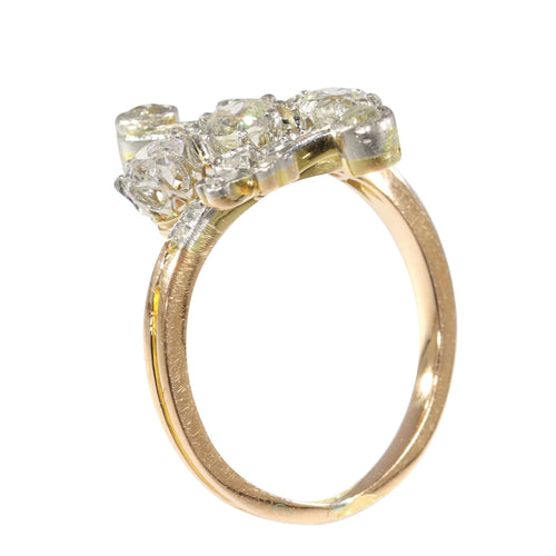 Era of Romance: The Vintage Belle Époque Diamond Ring