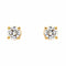 Boucles d'oreilles Boucles d'oreilles Puces Or jaune Diamant 58 Facettes 4745025CN