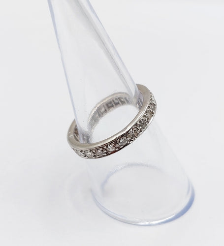 Alliance américaine Art Déco Platine et 0,66 carats de diamants 58 Facettes A06233