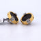 Boucles d'oreilles Boucles d’oreilles vintage en or jaune 18k et or blanc 18k, diamants 58 Facettes