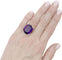 Bague 51 Bague or jaune et améthyste. 58 Facettes 35106