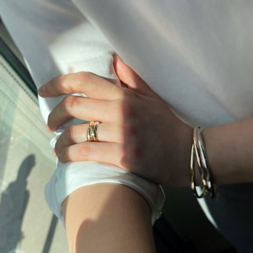 Bague 50 Alliance Trinity GM - Cartier 1997 58 Facettes 250023SP