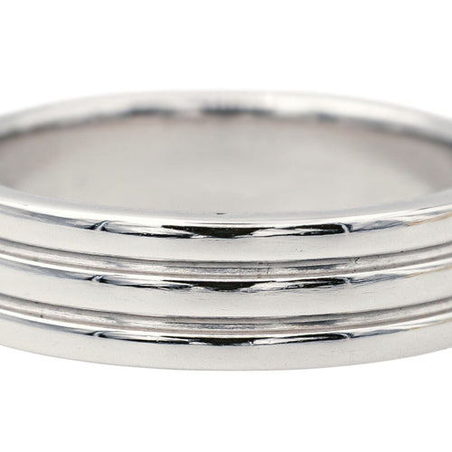 Bague 54 Boucheron Bague Alliance Godron  Platine 58 Facettes 4146853RV