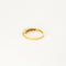 Bague 52 Demi-Alliance or jaune, émeraudes et diamants 58 Facettes ROD3421