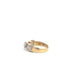 Bague Bague en or jaune sertie de diamants Navette et Baguette 58 Facettes UN0147