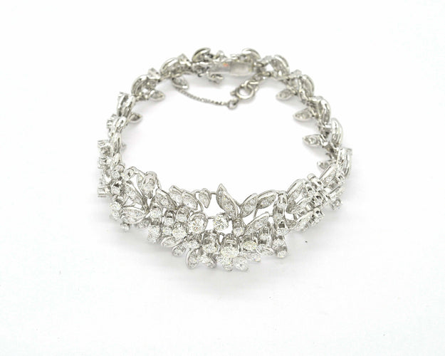 Bracelet Bracelet en or blanc avec diamants de 6,30 ct 58 Facettes