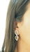 Boucles d'oreilles Pendants d'oreilles or blanc, citrines et diamants 58 Facettes 32804