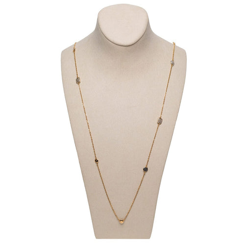 Collier Sautoir Pomellato Sabbia Or Jaune et Diamants 58 Facettes 2.19212