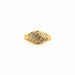 Ring 60 Yellow Gold & Diamond Ring 58 Facettes 43-GS35409-3