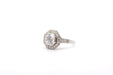 Bague Bague diamant 1,40cts I/VS1 en platine 58 Facettes 25144-26280