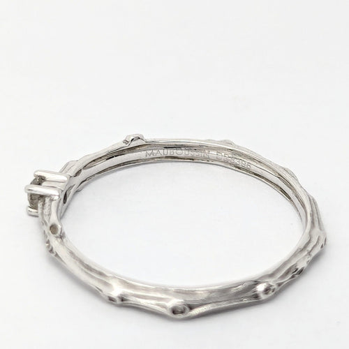 Bague 53 Bague Mauboussin or blanc et diamant 58 Facettes 27949