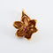 Broche Broche Fleur Email Rubis 58 Facettes