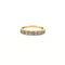 Bague 55 Alliance Demi-Tour Or Jaune & Diamants 58 Facettes 27-GS33943-2