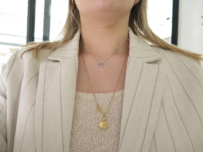 Collier FRED - Collier Pretty Woman XS or blanc et diamant 58 Facettes 259314