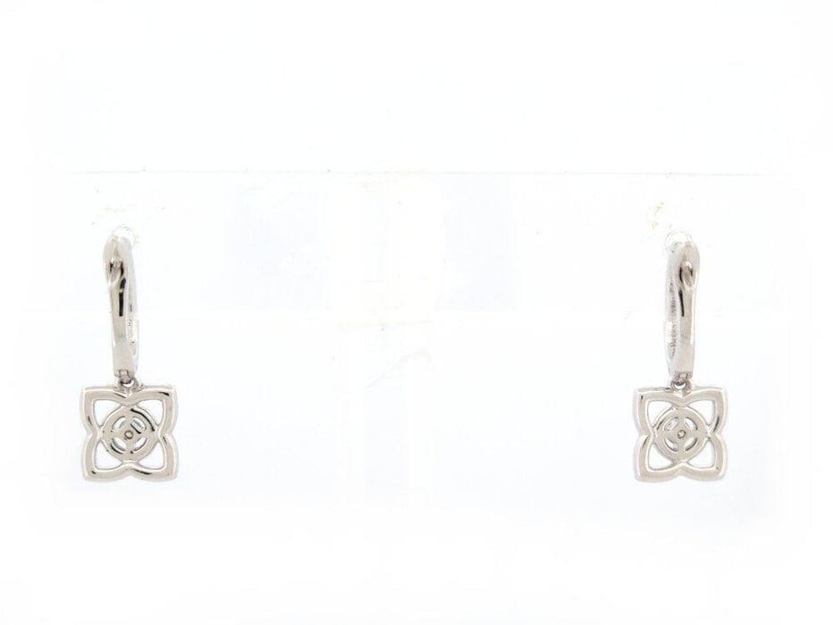 Boucles d'oreilles boucles d'oreilles DE BEERS dormeuses enchanted lotus or diamants 58 Facettes 263055