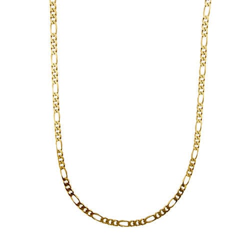 Collier Collier à mailles figaro en or jaune 58 Facettes 37411