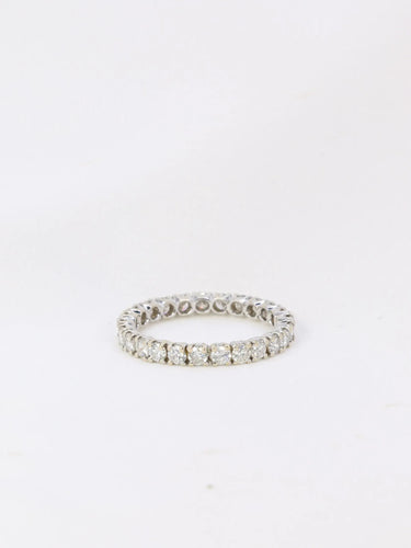 Alliance américaine or blanc diamants 1,25 ct