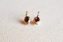 Boucles d'oreilles Dormeuses sertie Grenat Almandin 58 Facettes 3631