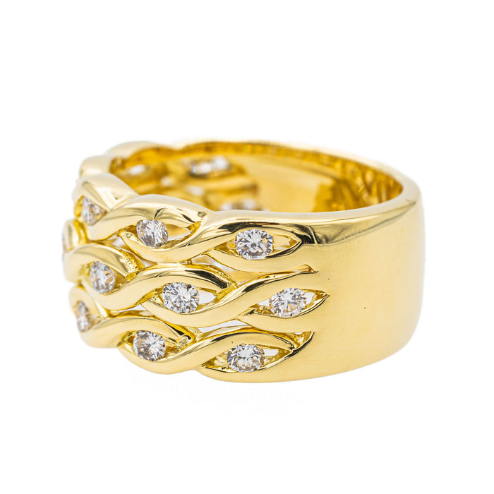 Bague Or jaune Diamant