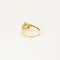Bague 49 Bague solitaire or jaune et aigue marine 58 Facettes VAN01622