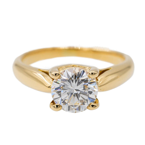 Bague 47 Bague Solitaire Or jaune Diamant 58 Facettes 2909883CN