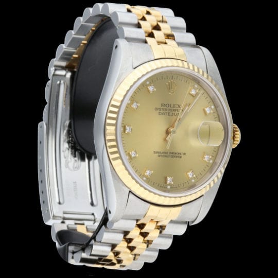 Rolex Montre Datejust 36 Or Jaune 18K / Acier