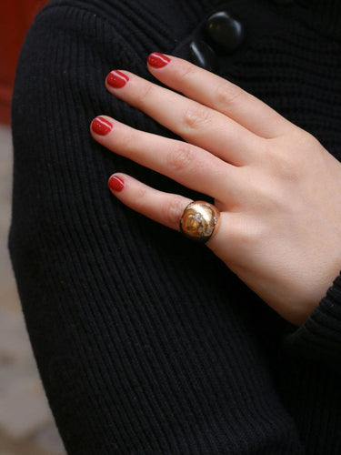 Bague 46 Bague boule diamants taille ancienne 58 Facettes J143