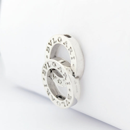 Pendentif Pendentif Bvlgari en argent - motif cercles entrelacés 58 Facettes 32410