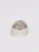 Ring 53 Vintage wave ring in white gold with 2,5ct diamonds 58 Facettes J19