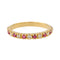 Bague 49 Bague Demi alliance Or jaune Diamant 58 Facettes 3517047CN