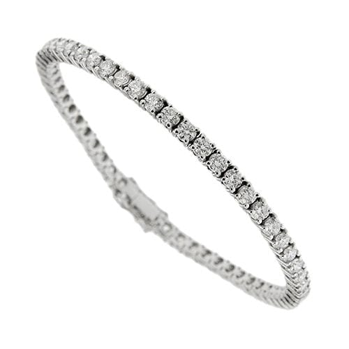Bracelet de tennis en diamant de 5,10 carats