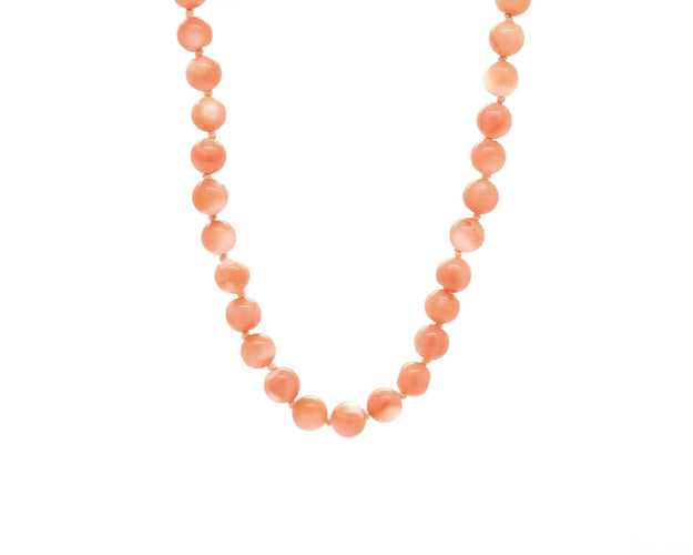 Collier Collier en corail des profondeurs avec fermoir en or 58 Facettes 13551