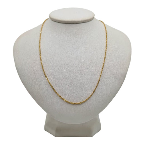 Collier Chaîne en or jaune 58 Facettes