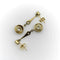 Boucles d'oreilles Boucles d'oreilles pendantes Art déco en or 18 carats, diamants et émail 58 Facettes A2000T